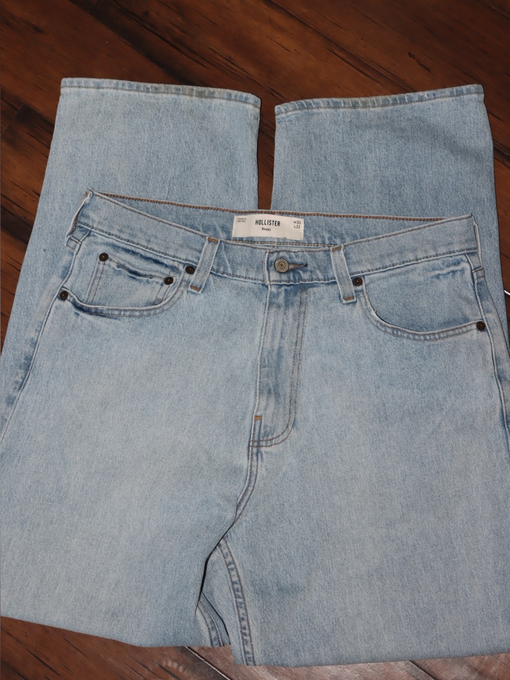 Hollister Light Blue baggy Jeans